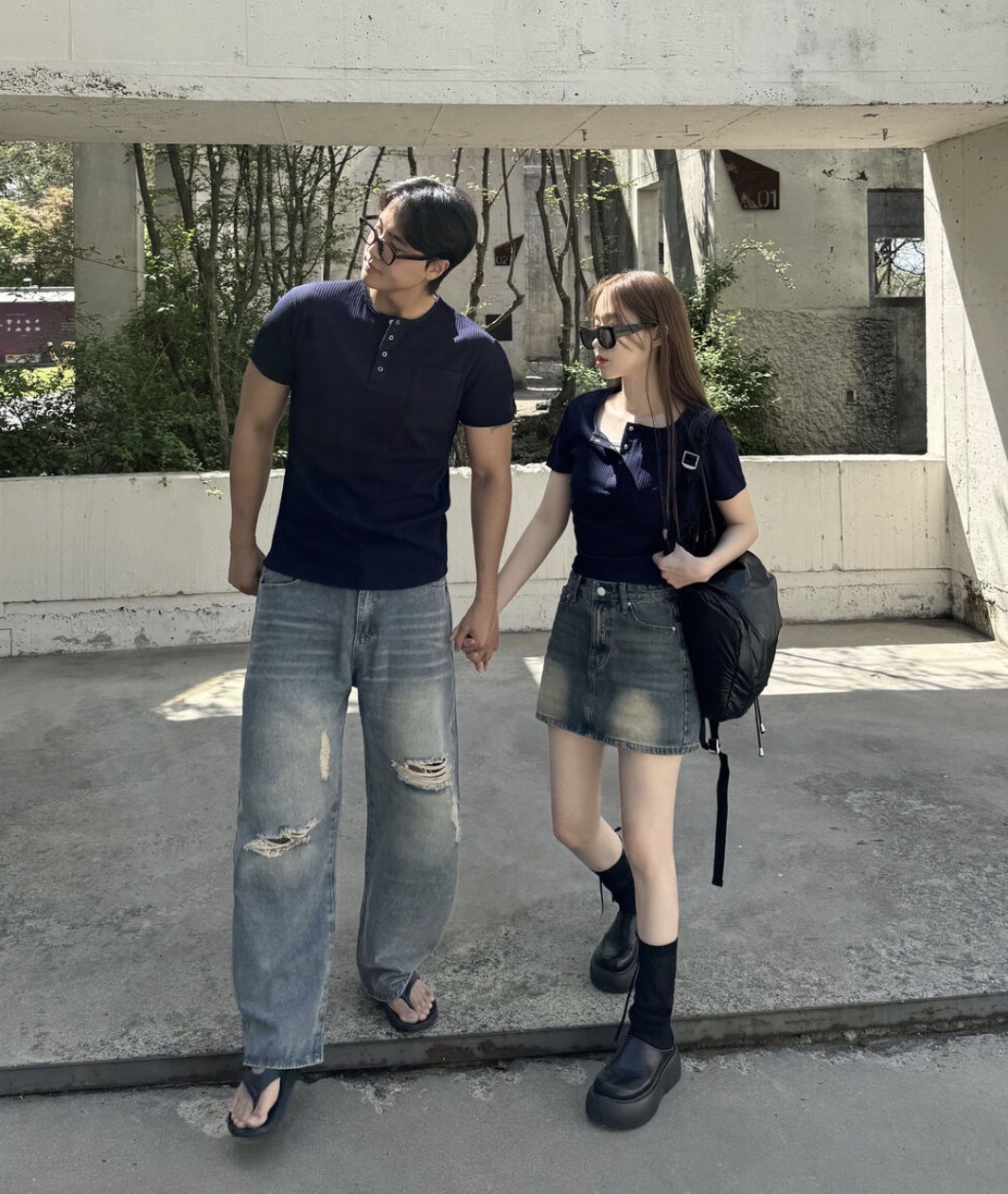 【情侶裝必入!!】預訂 UMLIVE BASIC COUPLE LOOK 四色入