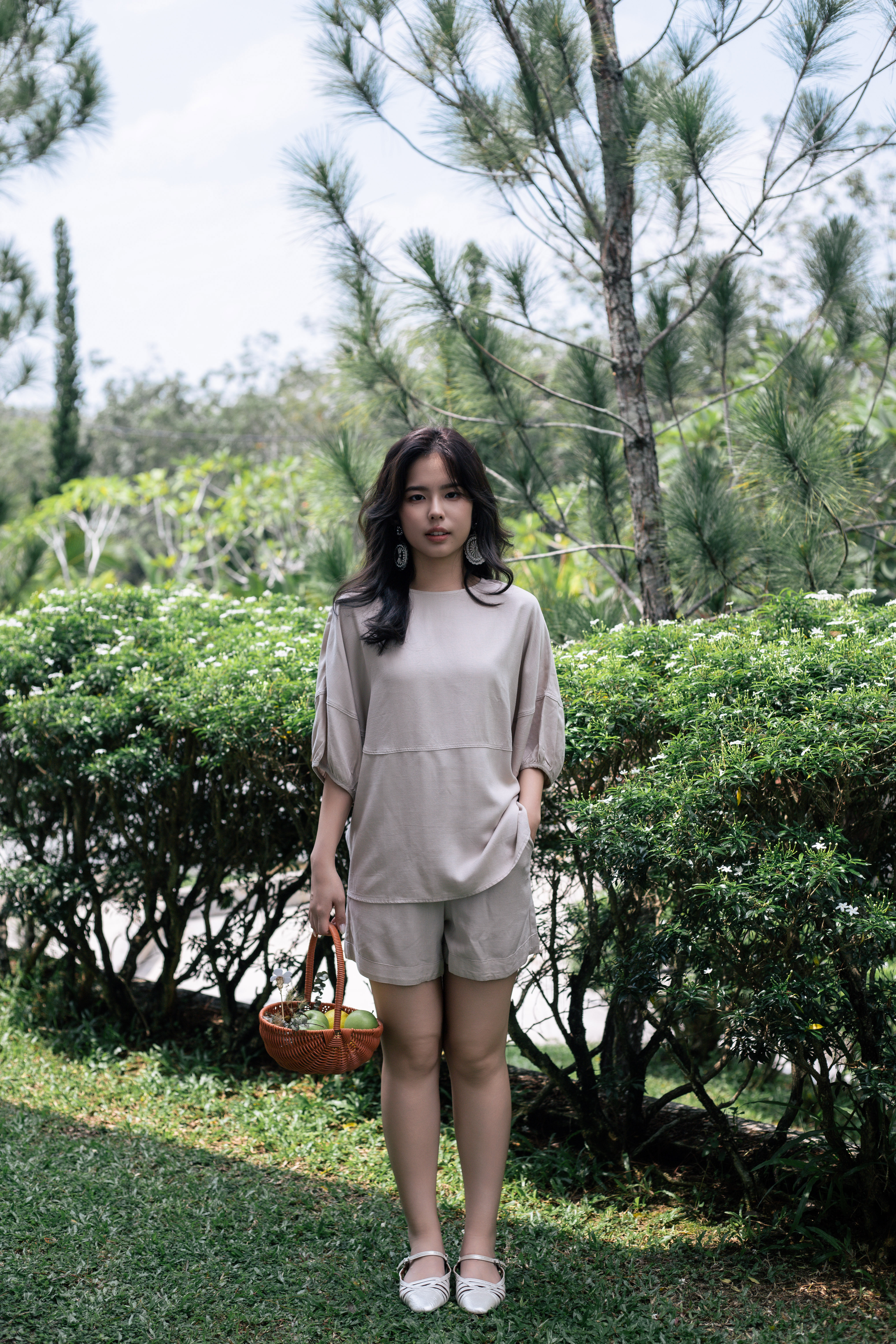 Lumera Panelled  Blouse Beige- 2811BSBEI