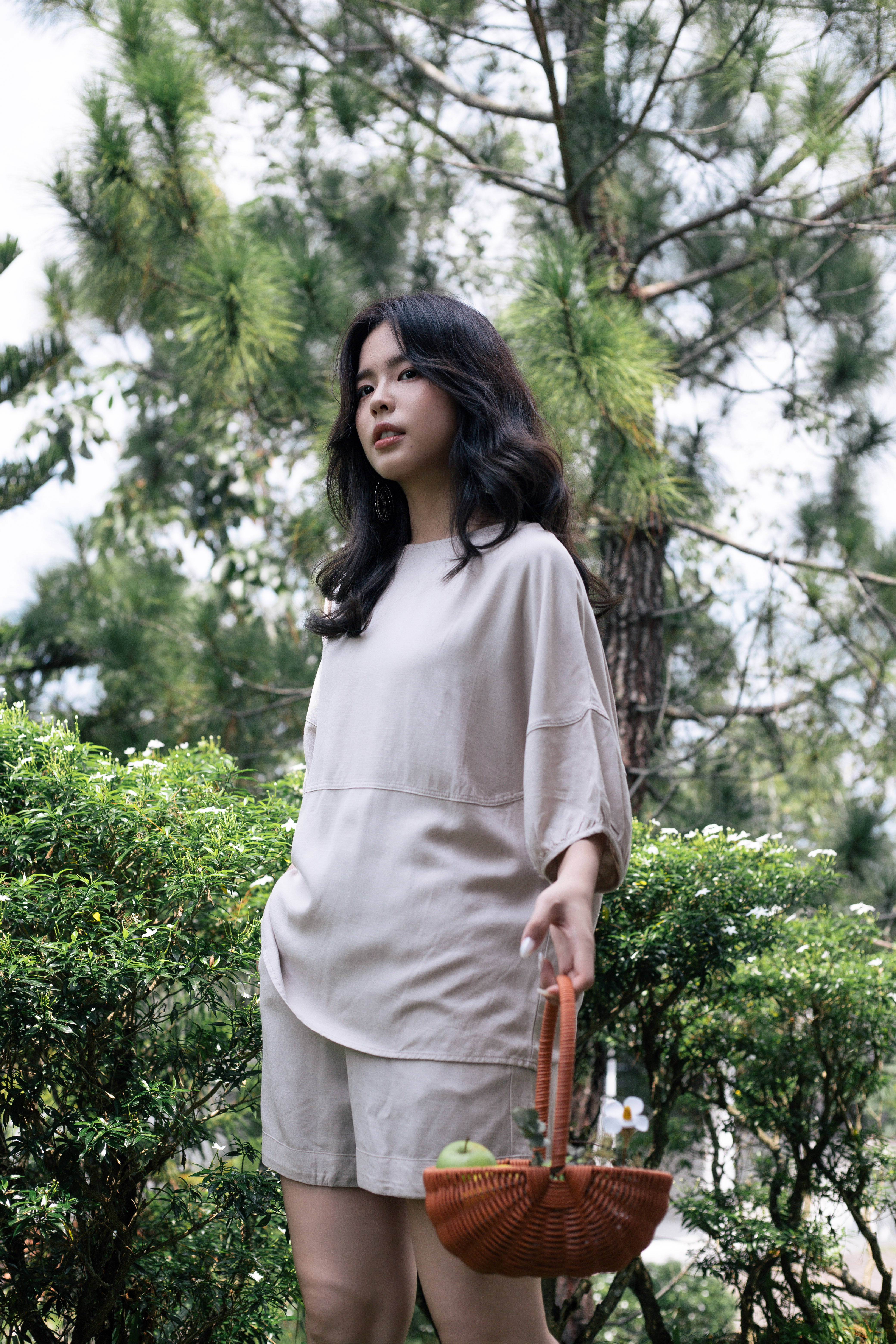 Lumera Panelled  Blouse Beige- 2811BSBEI