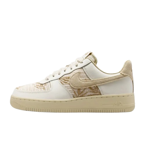 【官網限定】AIR FORCE 1 07 REC 米白刺繡編織 女 IW2347-002 VII