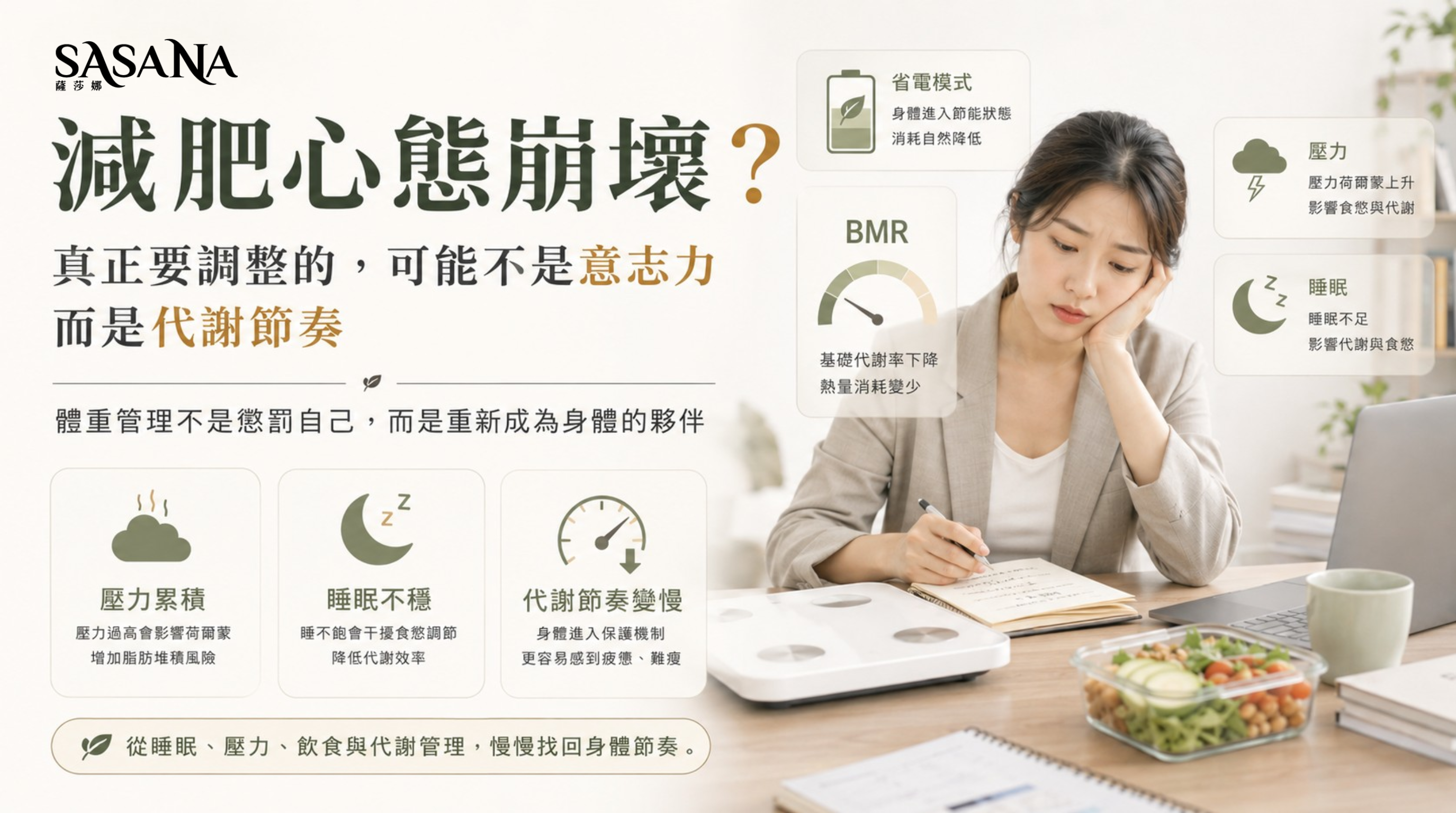 吃得少卻沒改變？打破體態停滯的真相
