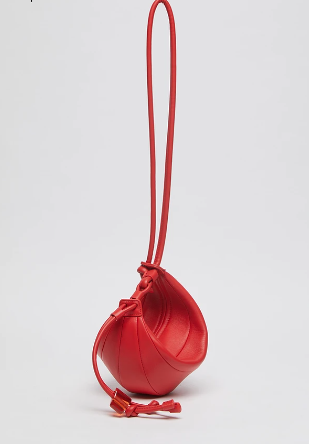 韓國代購 Archivepke Small fling bag (Hibiscus red) 羊皮