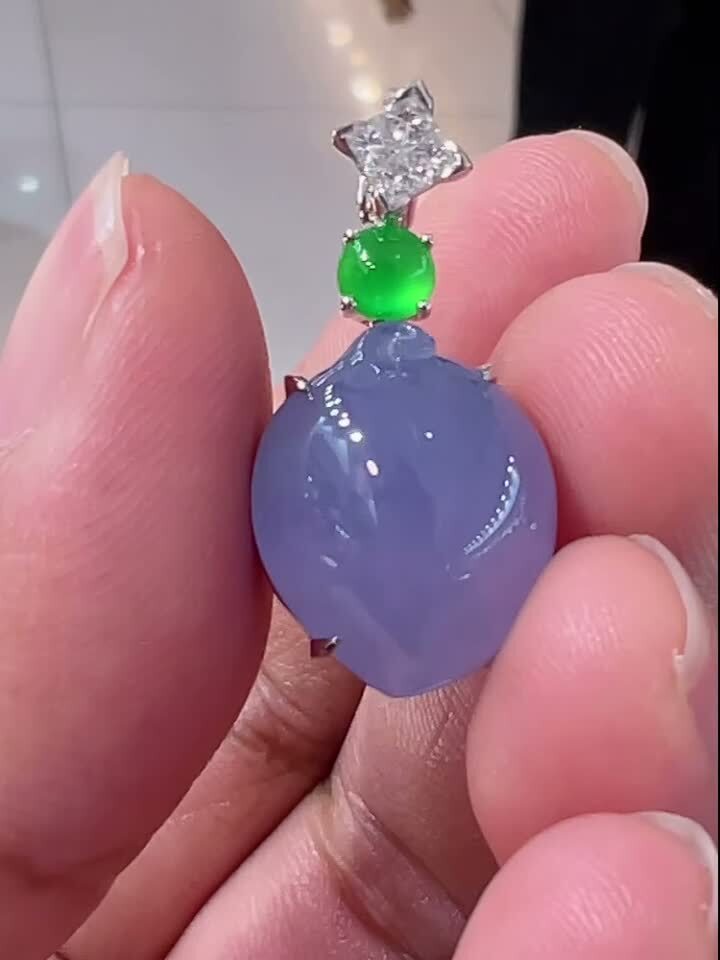 627349 翡翠滿紫壽桃