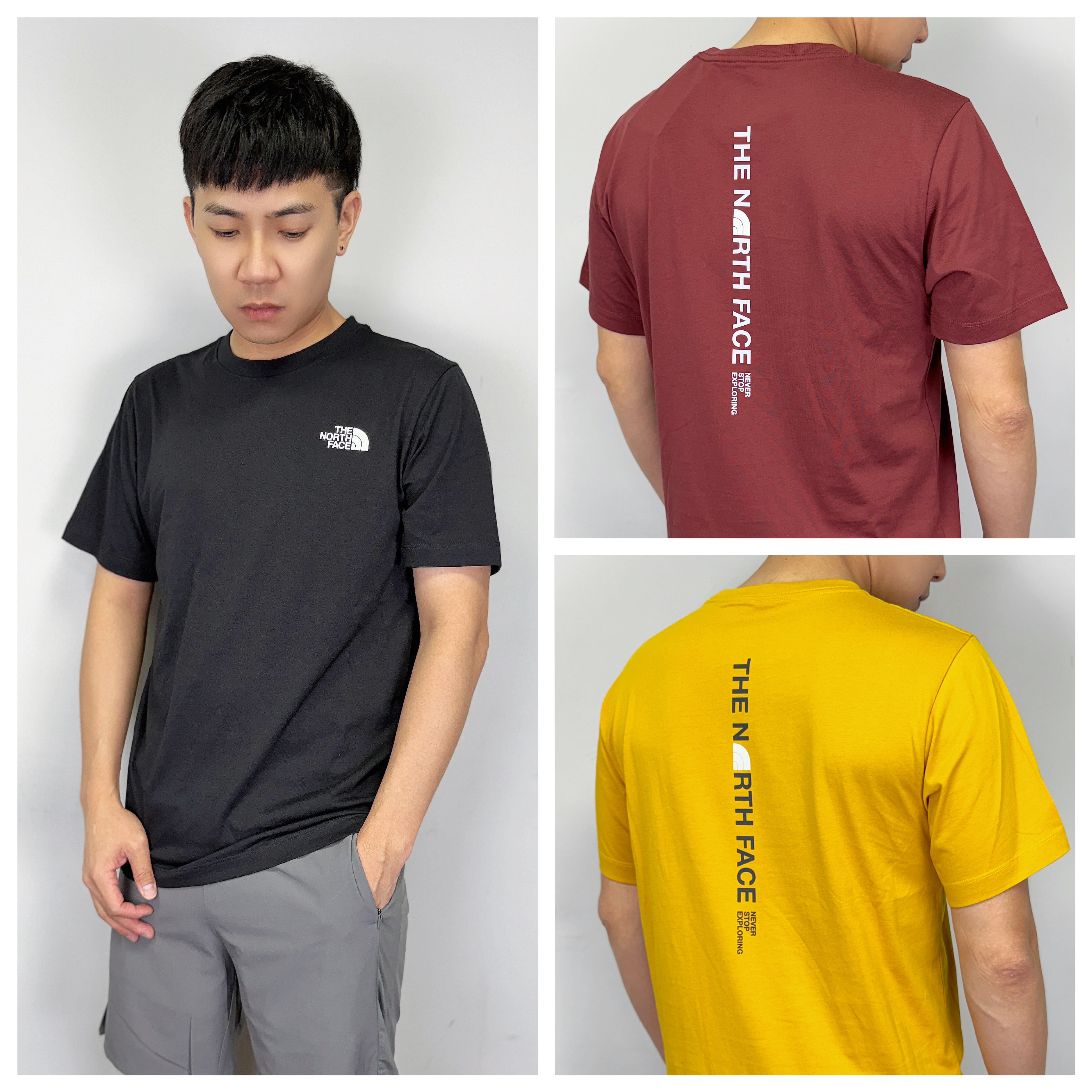 The North Face 北臉 背後直排字母 短袖上衣 短T