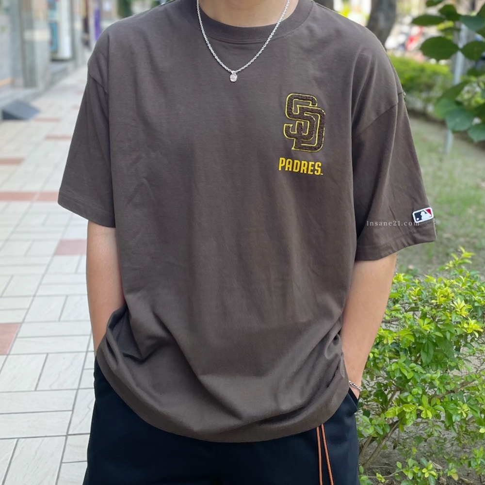 MLB 左胸 小LOGO 三款 經典 短袖 刺繡 印花 聖地牙哥/LA 日本