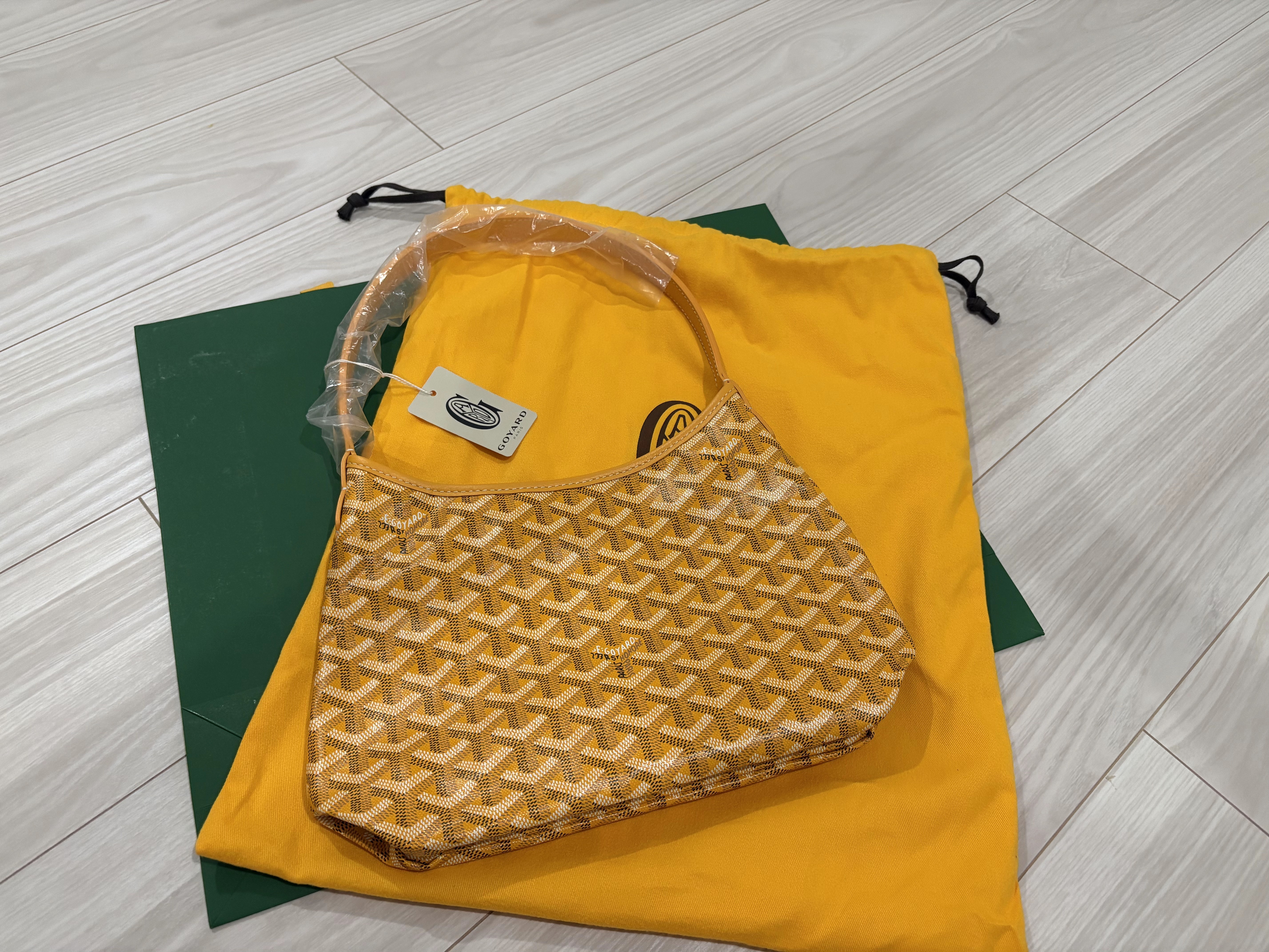 Goyard Mini Boheme Hobo Yellow 黃色