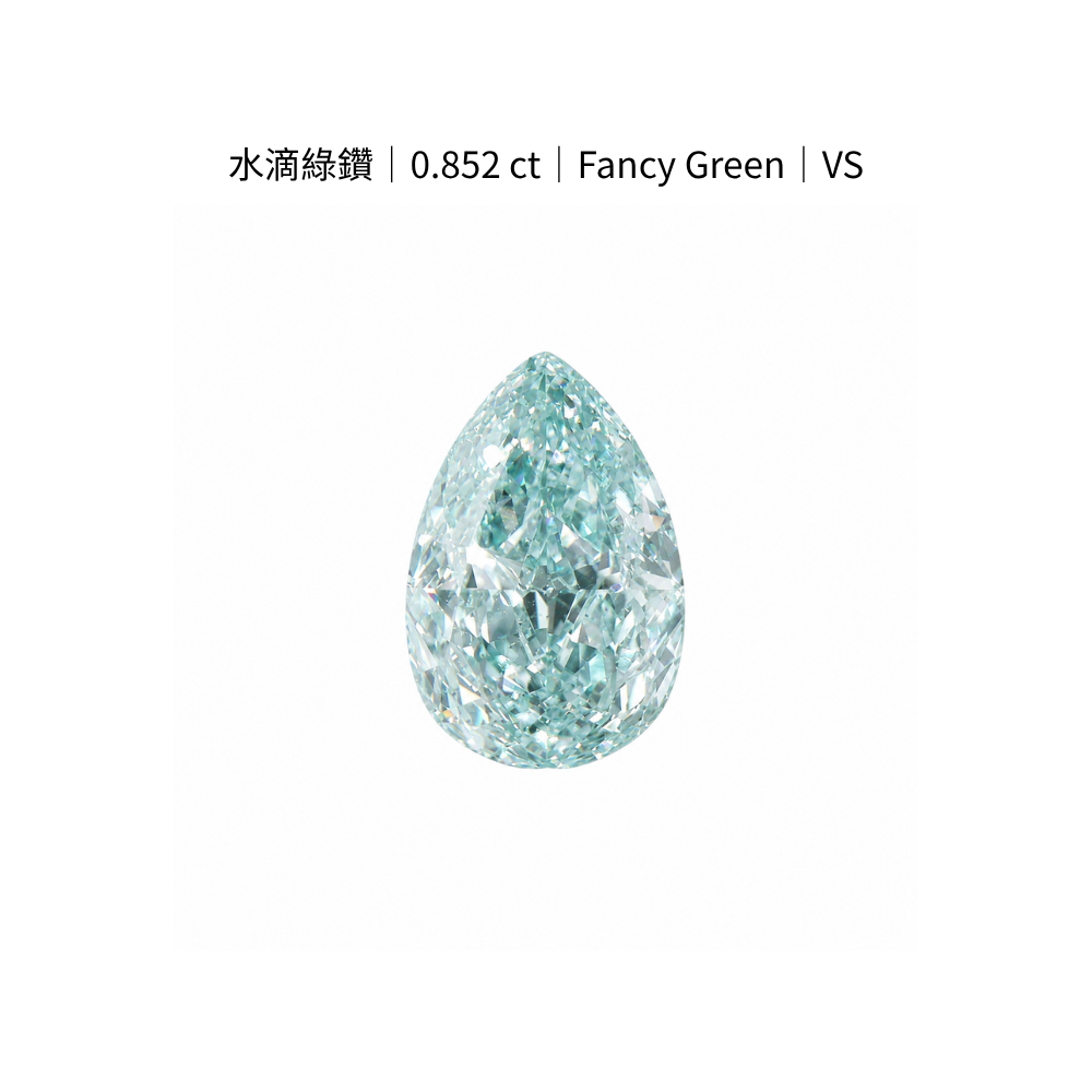 天然彩色鑽石收藏系列｜綠鑽・藍鑽裸石