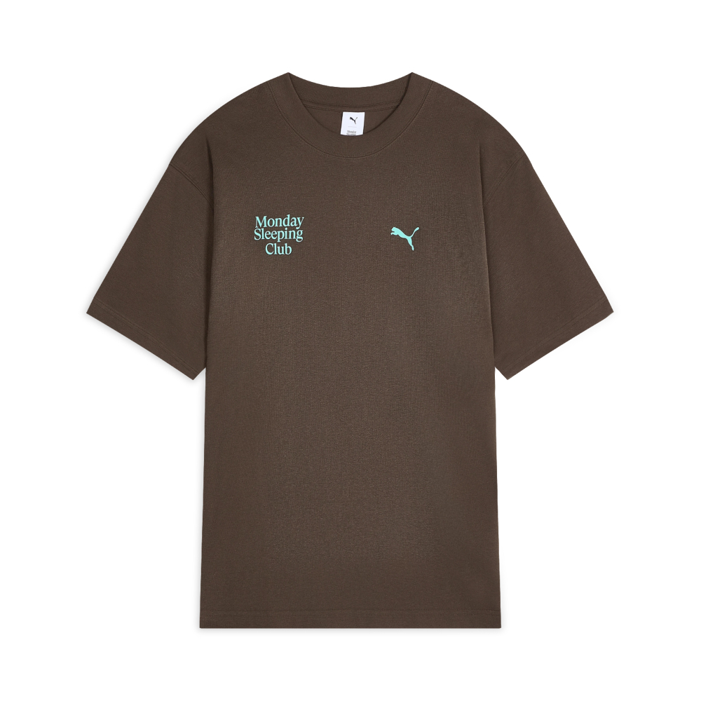 PUMA 短T MONDAY SLEEPING CLUB系列 咖綠 短袖 T恤 中性 63899279