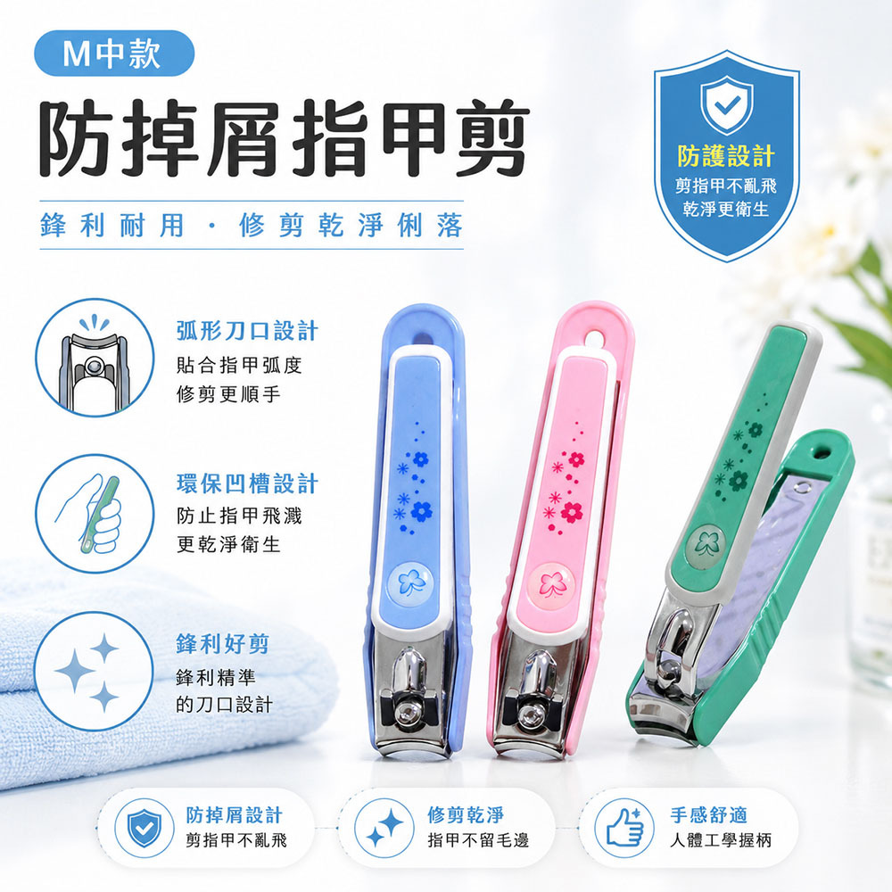 防掉屑指甲剪-M