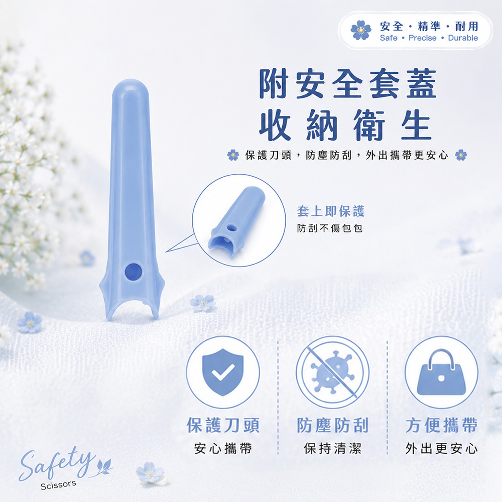 C031雙色銼刀安全鼻剪3.5吋