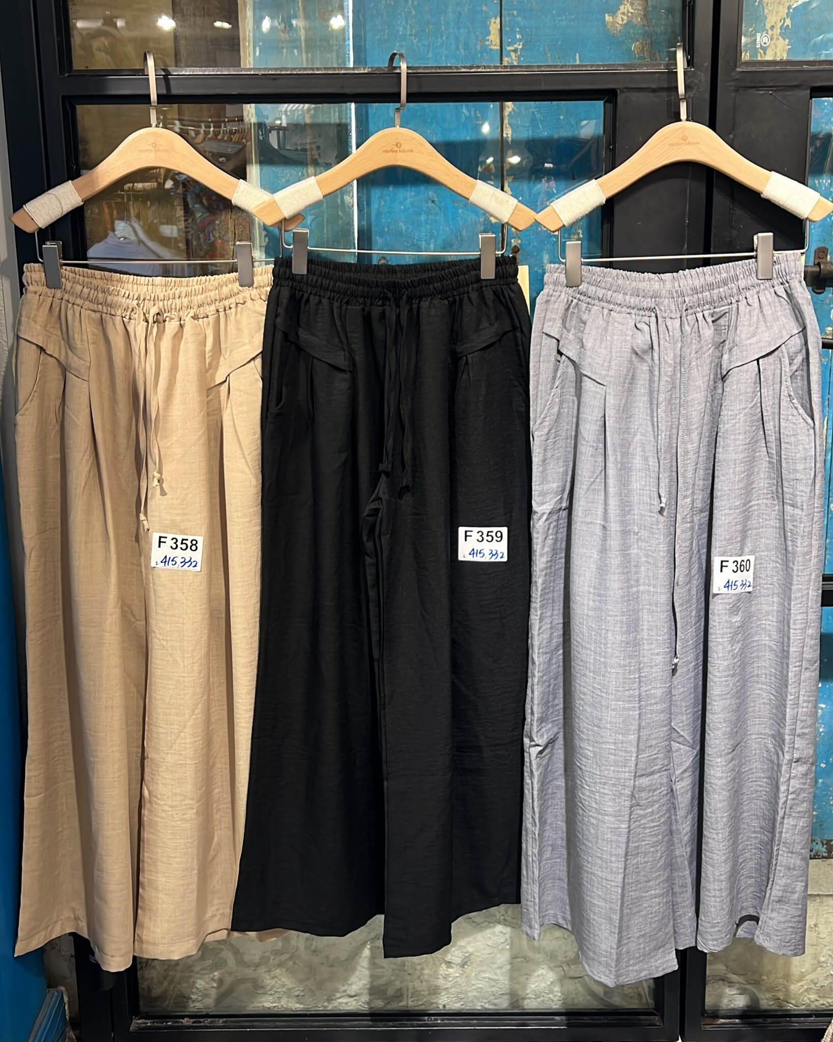 cube sugar pant 76042425 - F358 beige / F359 black / F360 grey (0716live)