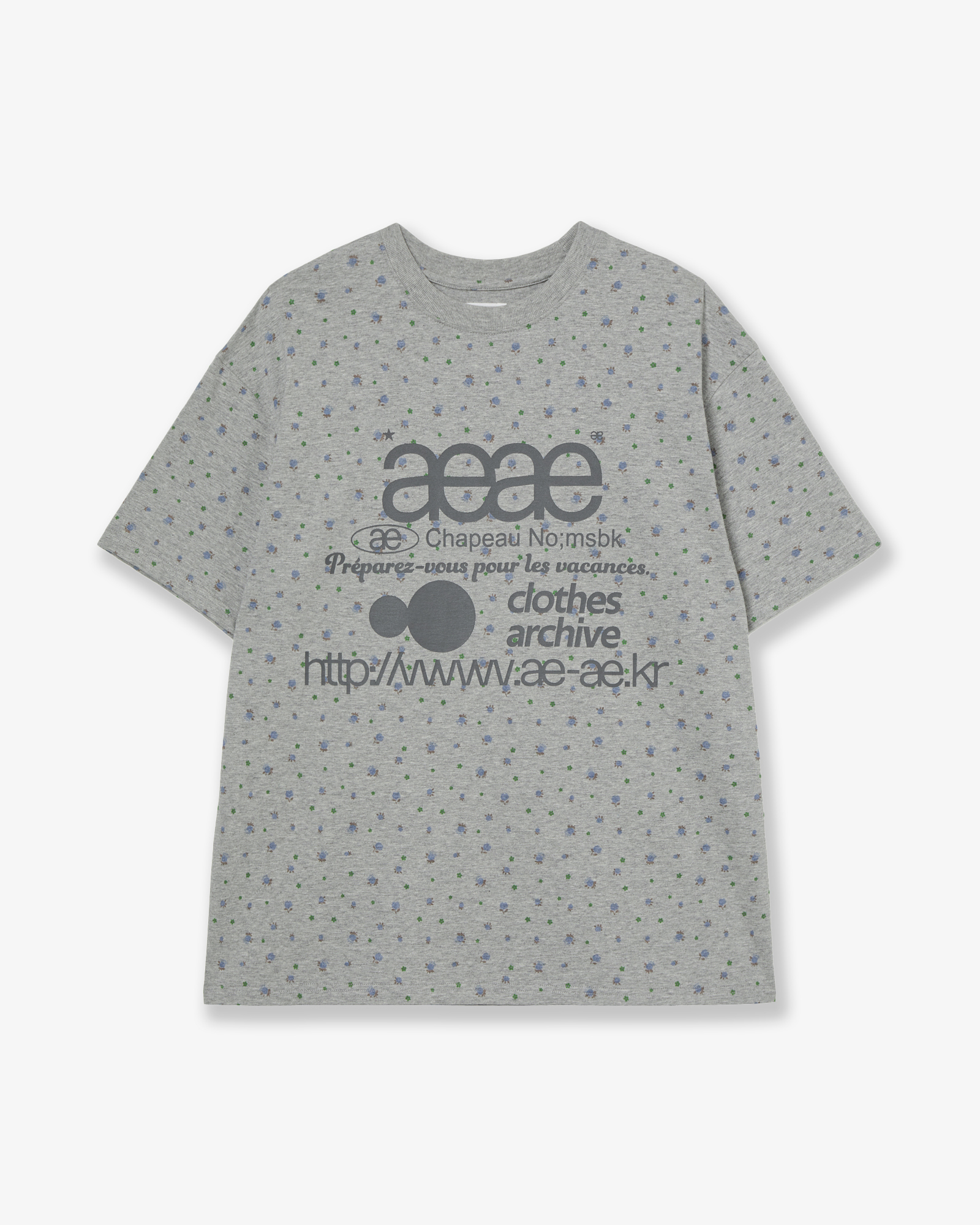 WEB LOGO FLOWER TEE