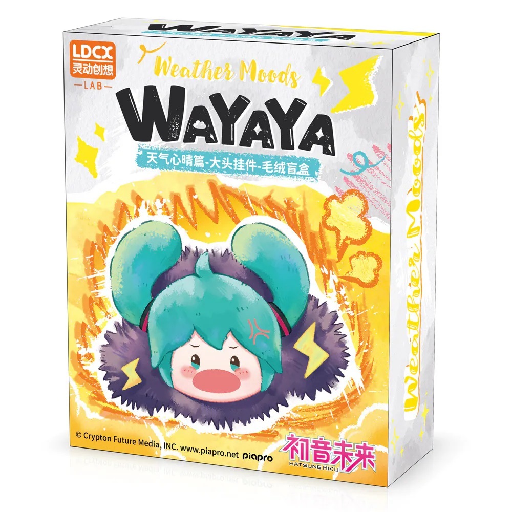 【初音未來】Wayaya大頭娃娃-天氣心晴 隨機出貨一款 strc