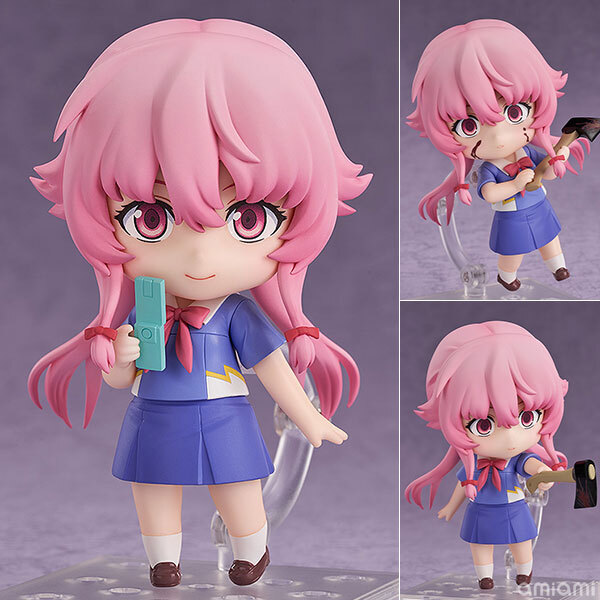 預訂1月  Good Smile Arts Shanghai  未来日記 2316黏土人 我妻由乃  Nendoroid Mirai Nikki Yuno Gasai Pre-order
