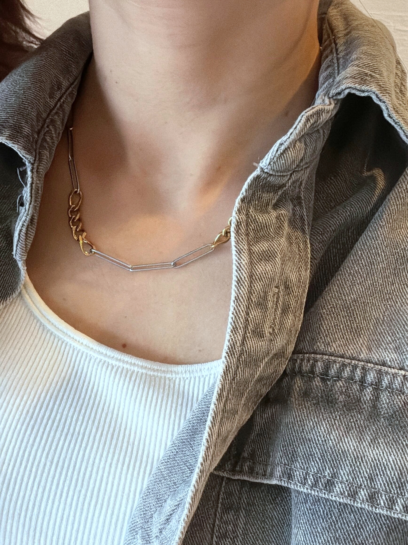 combined design necklace