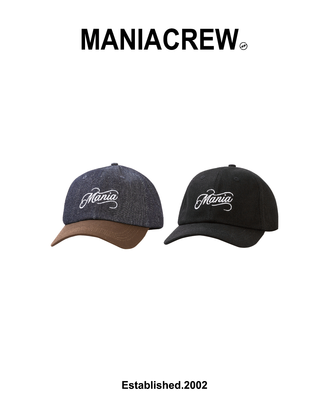 MANIA 26 S/S Embroidered Baseball Cap