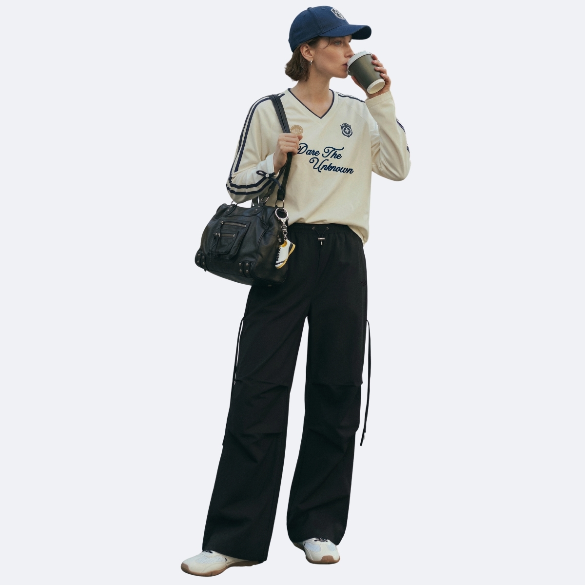 女裝 PALLADIUM LOGO 工裝闊腳褲