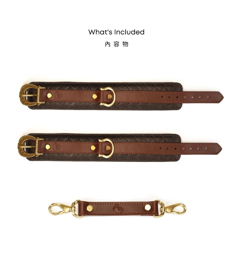 Liebe Seele The Equestrian 御馬皇家 真皮手銬 真皮SM道具 高級sm道具