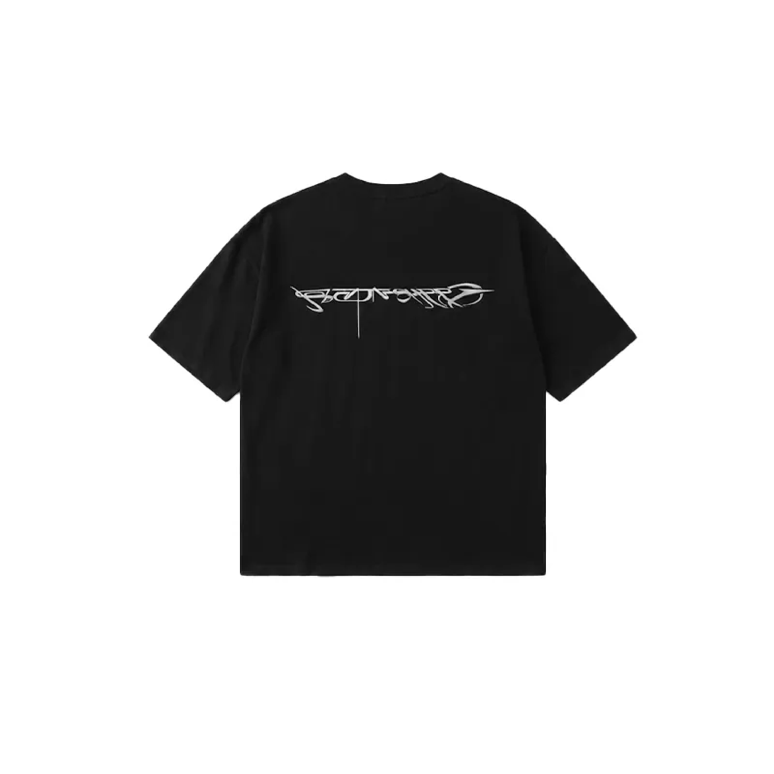JOBDATASHEET Gray Unique Graphic Embroidered Tee [D43]