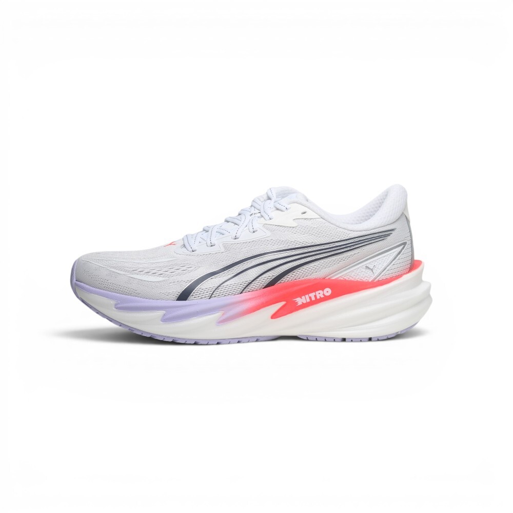 PUMA 慢跑鞋 VELOCITY NITRO 5 灰粉紫 氮氣 運動鞋 女 31294505