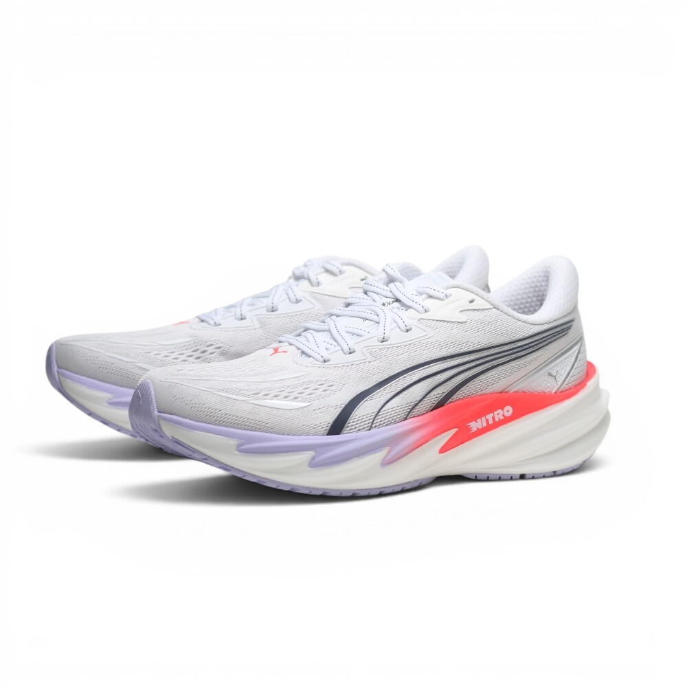 PUMA 慢跑鞋 VELOCITY NITRO 5 灰粉紫 氮氣 運動鞋 女 31294505