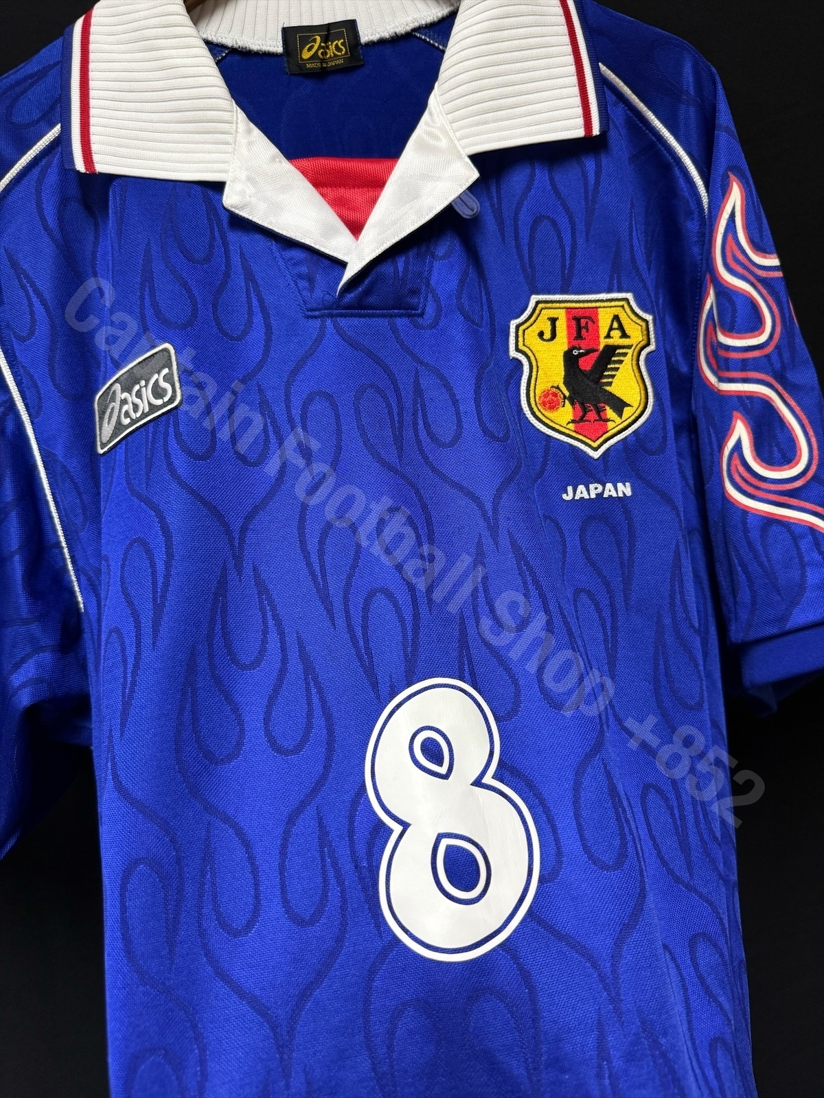 Japan 1998 FIFA World Cup Asics Home Shirt #8 NAKATA