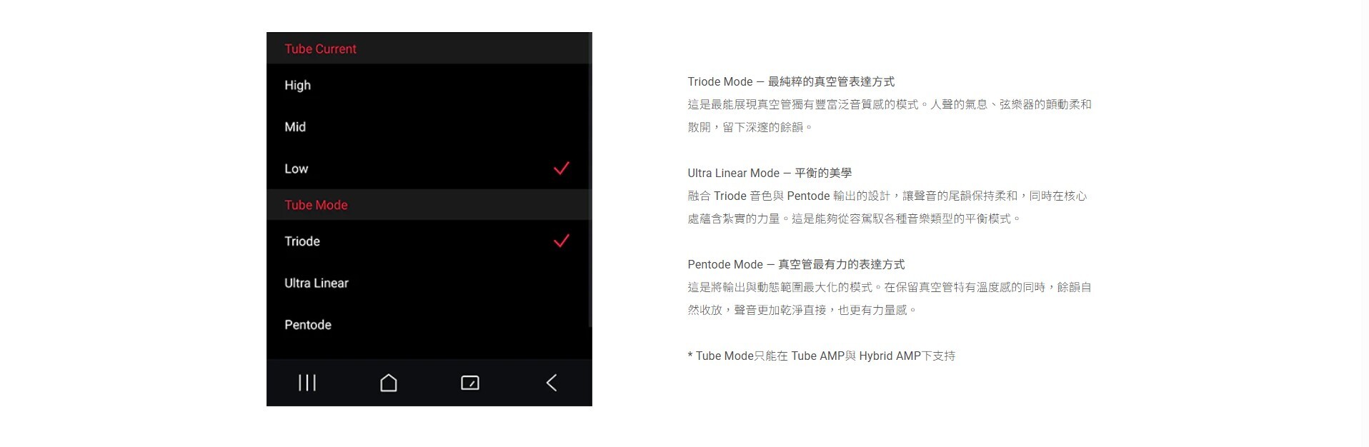 Triode Mode — 最純粹的真空管表達方式
