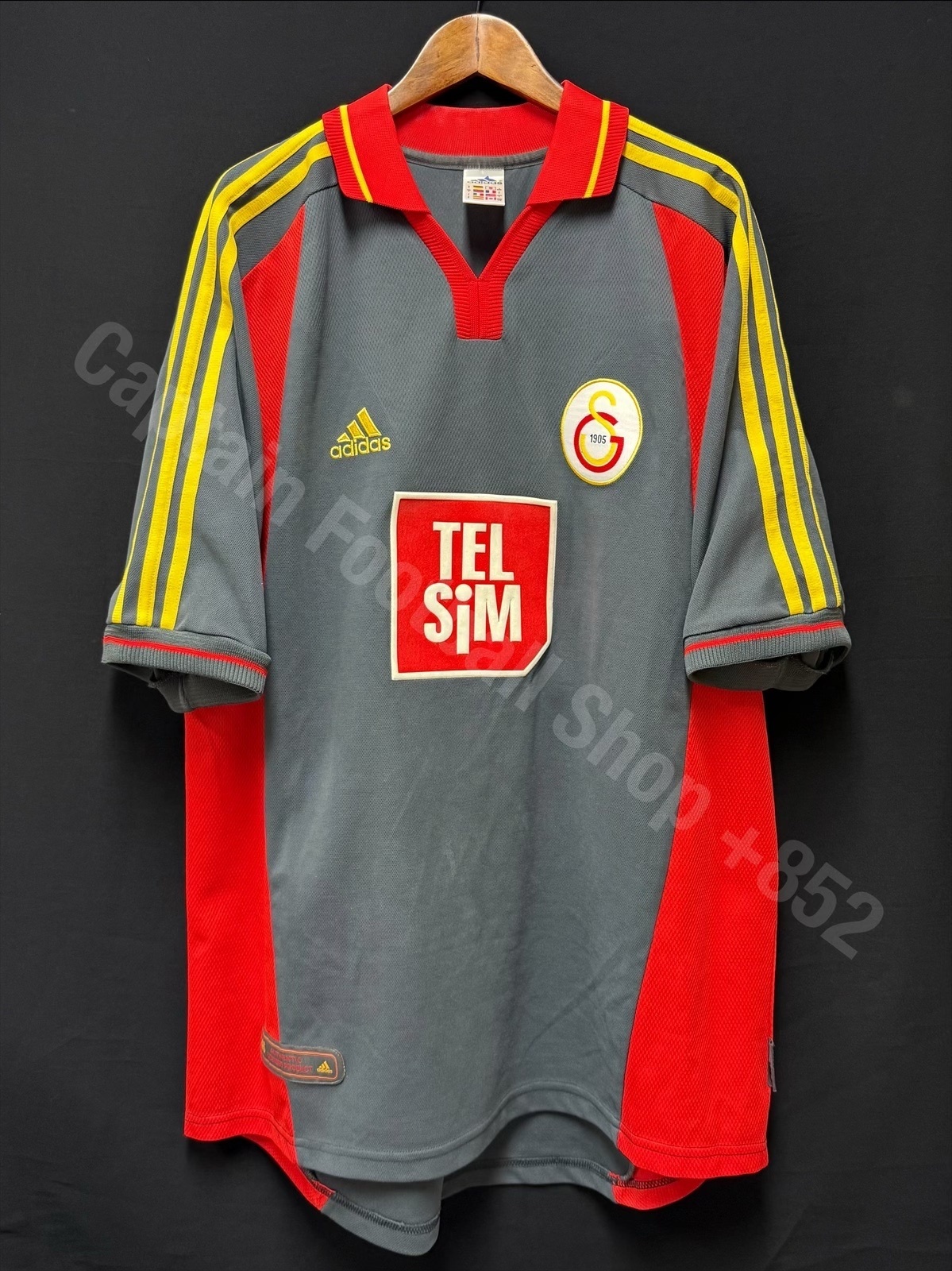 加拉塔沙雷 2000-2001 Adidas 作客球衣 #10 HAGI