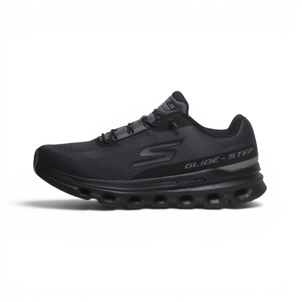 SKECHERS 慢跑鞋 GO RUN GLIDE-STEP 黑色 足弓支撐 運動鞋 男 221121BKCC
