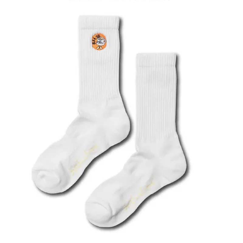 BFF Mug Monster Sock White 杯子怪 白色 中筒襪 襪子 BFF-20 [台灣現貨]