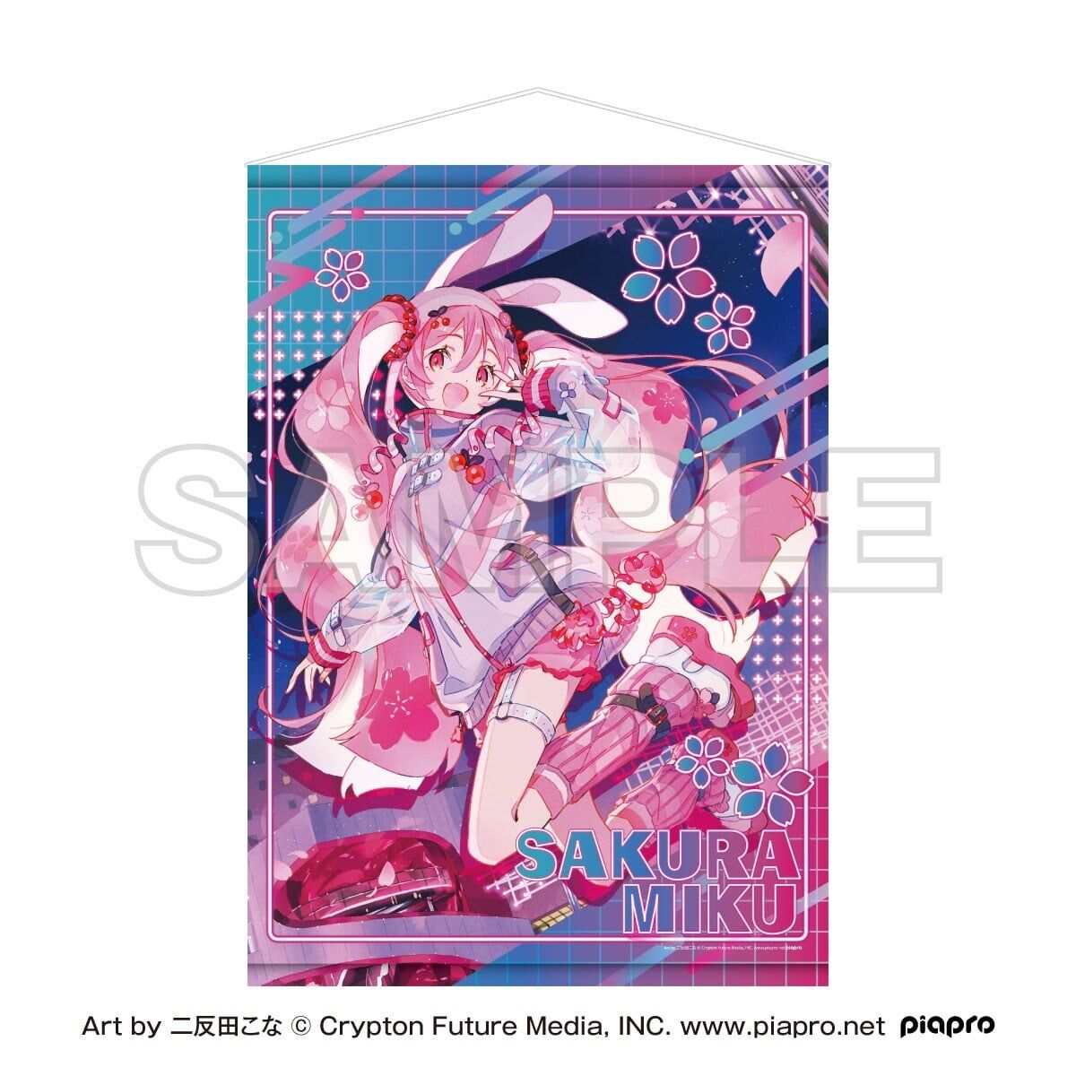 預購26/10 櫻初音×「Shibuya Sakura Stage」B2掛毯 by 二反田こな 0726