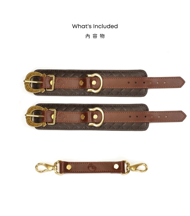 Liebe Seele The Equestrian 御馬皇家 真皮手銬 真皮SM道具 高級sm道具