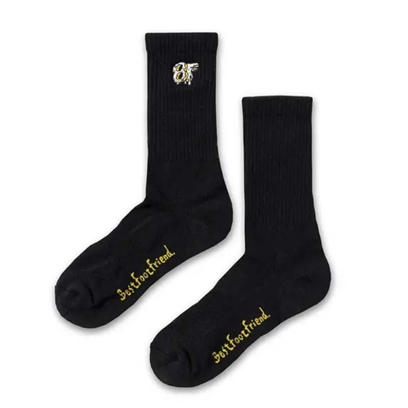 BFF Ice cream Font Sock Black 冰淇淋字 黑色 中筒襪 襪子 BFF-23 [台灣現貨]