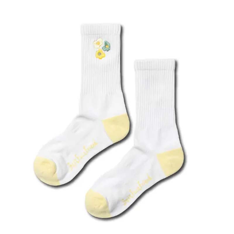 BFF Plumeria Sock White 雞蛋花 白色 中筒襪 襪子 BFF-25 [台灣現貨]