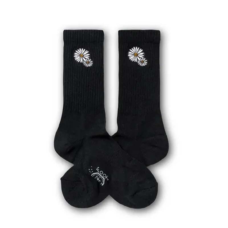 BFF Classic Daisy Sock Black 經典雛菊 黑色 中筒襪 襪子 BFF-27 [台灣現貨]
