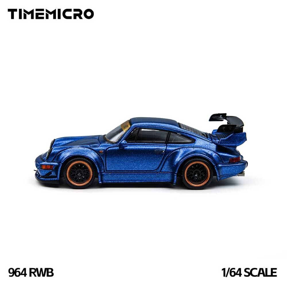 預訂:1/64 Time Micro  RWB 964 GT Wing Blue (TM648504 )