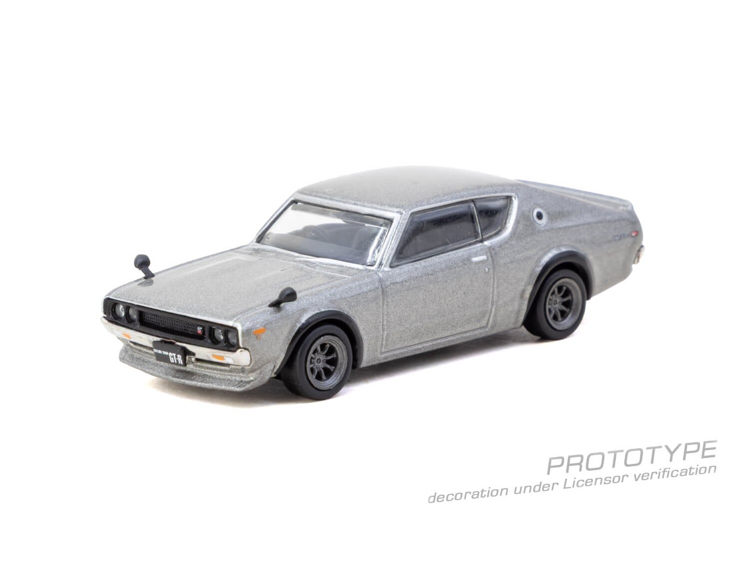 預訂:1/64 TARMAC Nissan Skyline 2000GT-R (KPGC110)  Silver (T64G-087-SL)