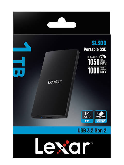 Lexar SL300 Portable SSD - 1TB / 2TB