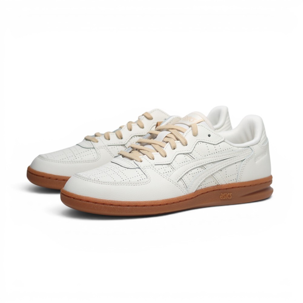 ASICS 休閒鞋 SKYHAND OG 奶油色 皮革 焦底 復古鞋 女 1203B069101