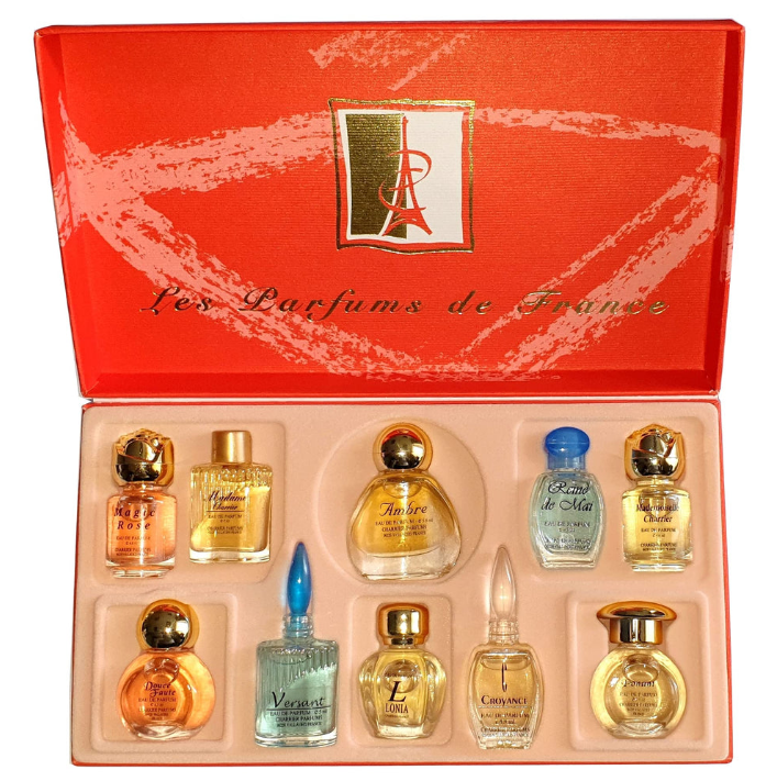 法國普羅旺斯 Charrier Parfums 紅色禮盒裝濃香水10支裝57.8ml 03/2031