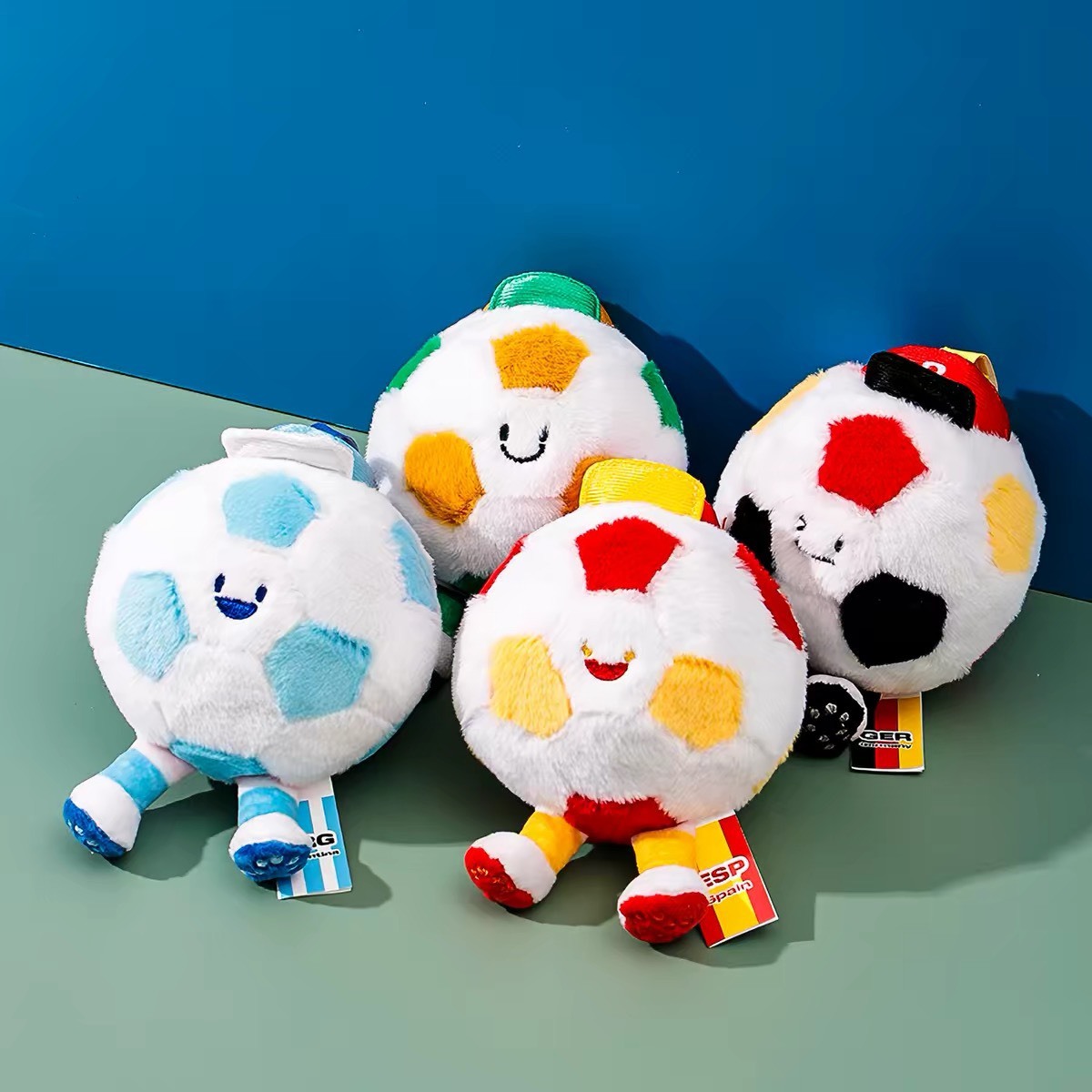 FIFA 2026 美加墨 世界杯 足球腦系列 可愛 毛絨 吊飾