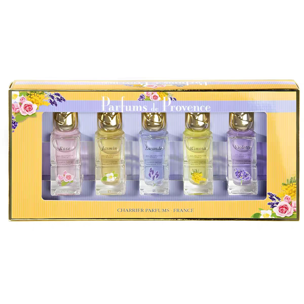 法國普羅旺斯 Charrier Parfums 禮盒 普羅旺斯香水禮盒裝 5支裝54ml 03/2031