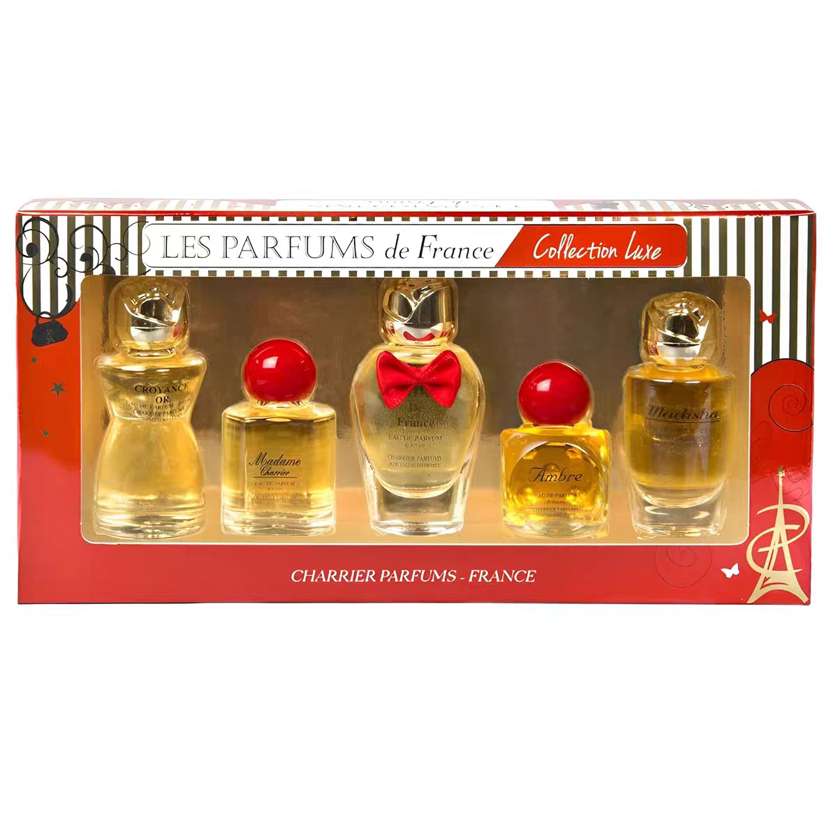 法國普羅旺斯 Charrier Parfums 奢華系列香水 香水套裝淡香水12ml5支裝 02/2031