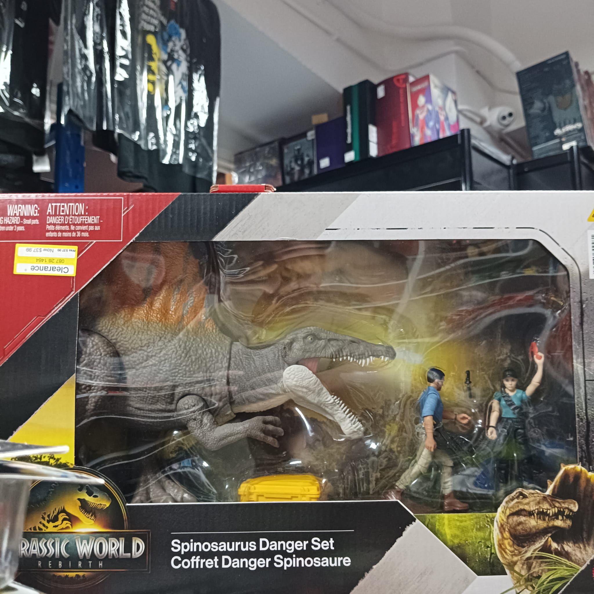 寄賣-侏羅紀世界 Jurassic World Rebirth 棘龍 Spinosaurus Danger Set 男主角 女主角