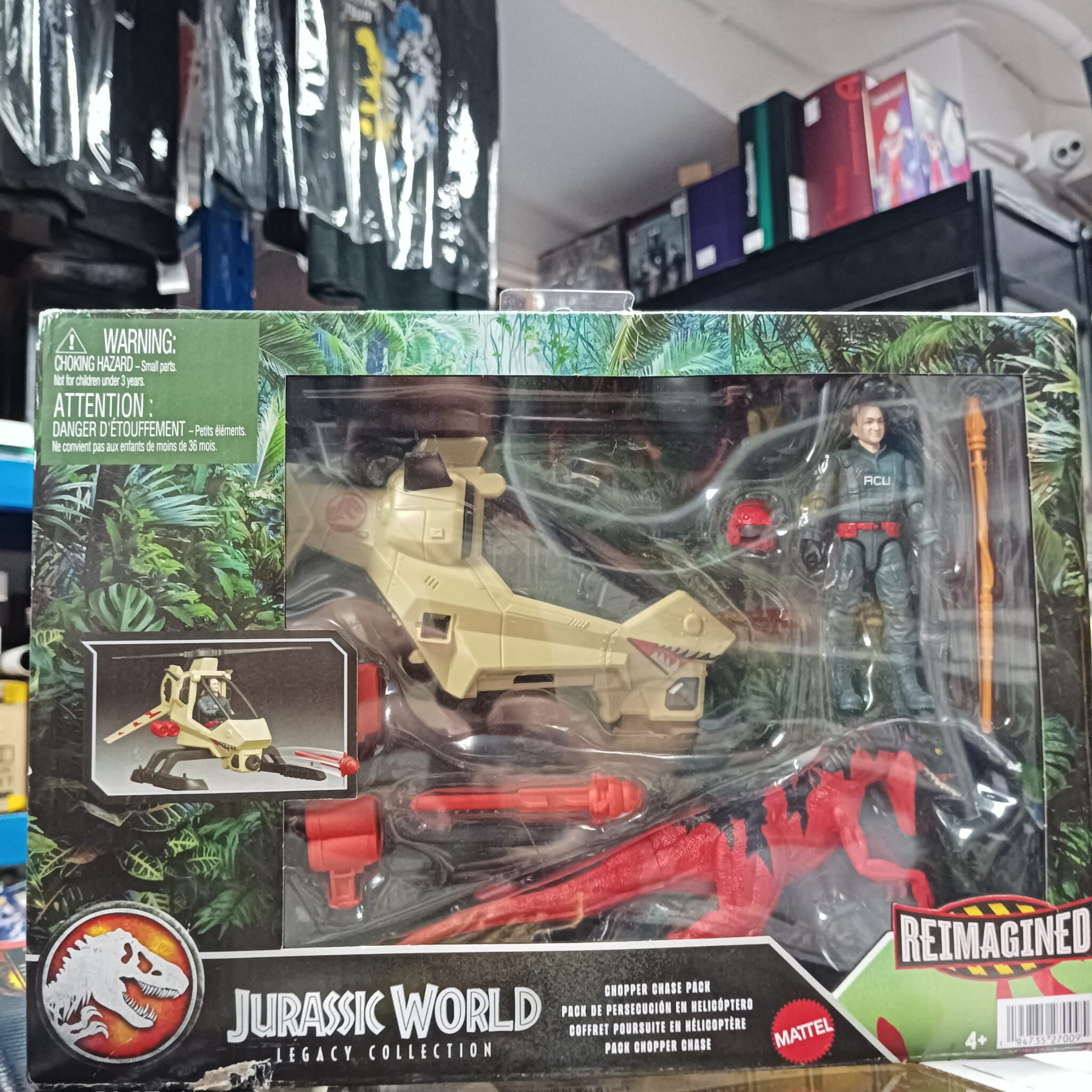 寄賣-Jurassic World Legacy Collection Reimagined Chopper Chase Pack