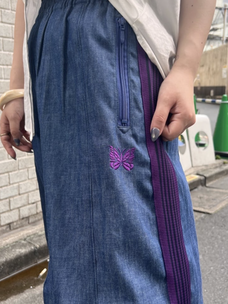 預訂 | NEEDLES H.D. Track Pant - 6oz Denim 別注 輕磅牛仔布