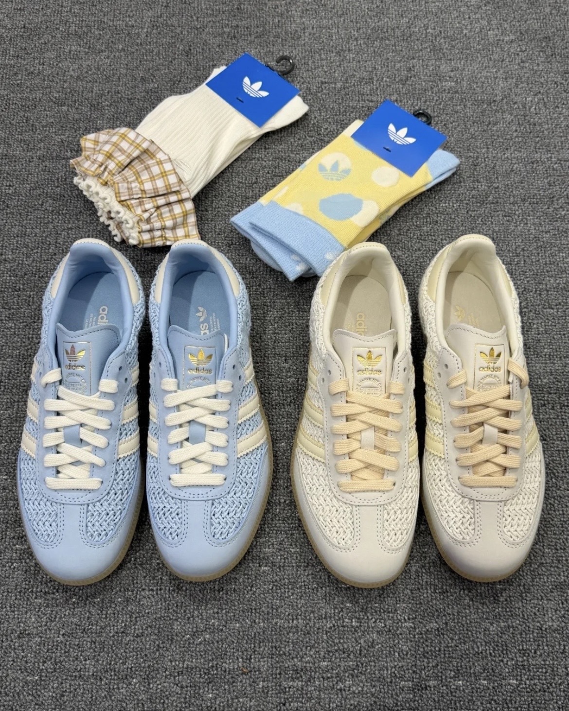 (預訂) Adidas Samba OG - Cream White 編織