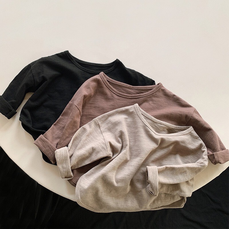 🍂  秋裝  ⋆｡ 素色薄款百搭長TEE ꕀꕀ