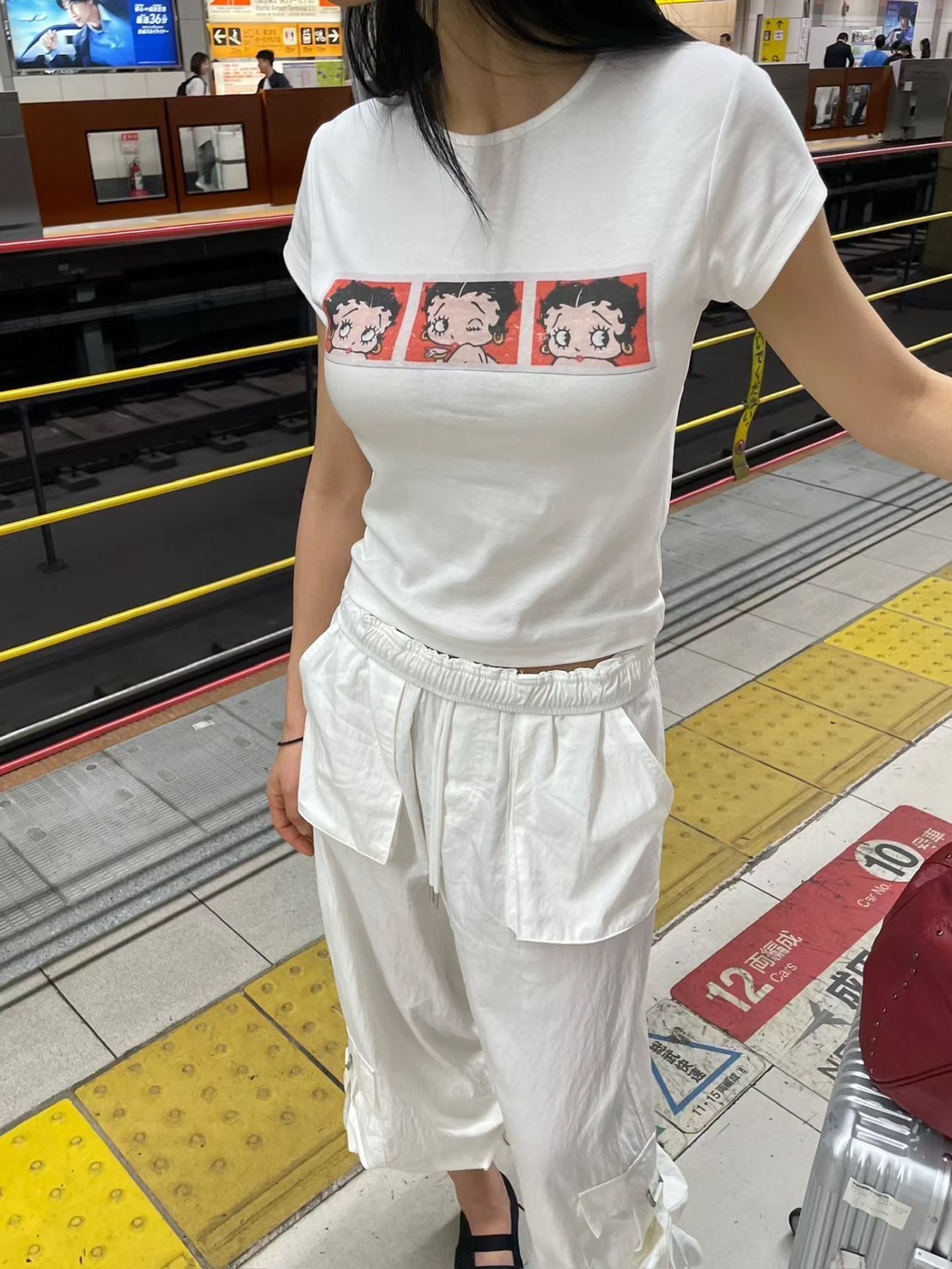 betty相片短袖t