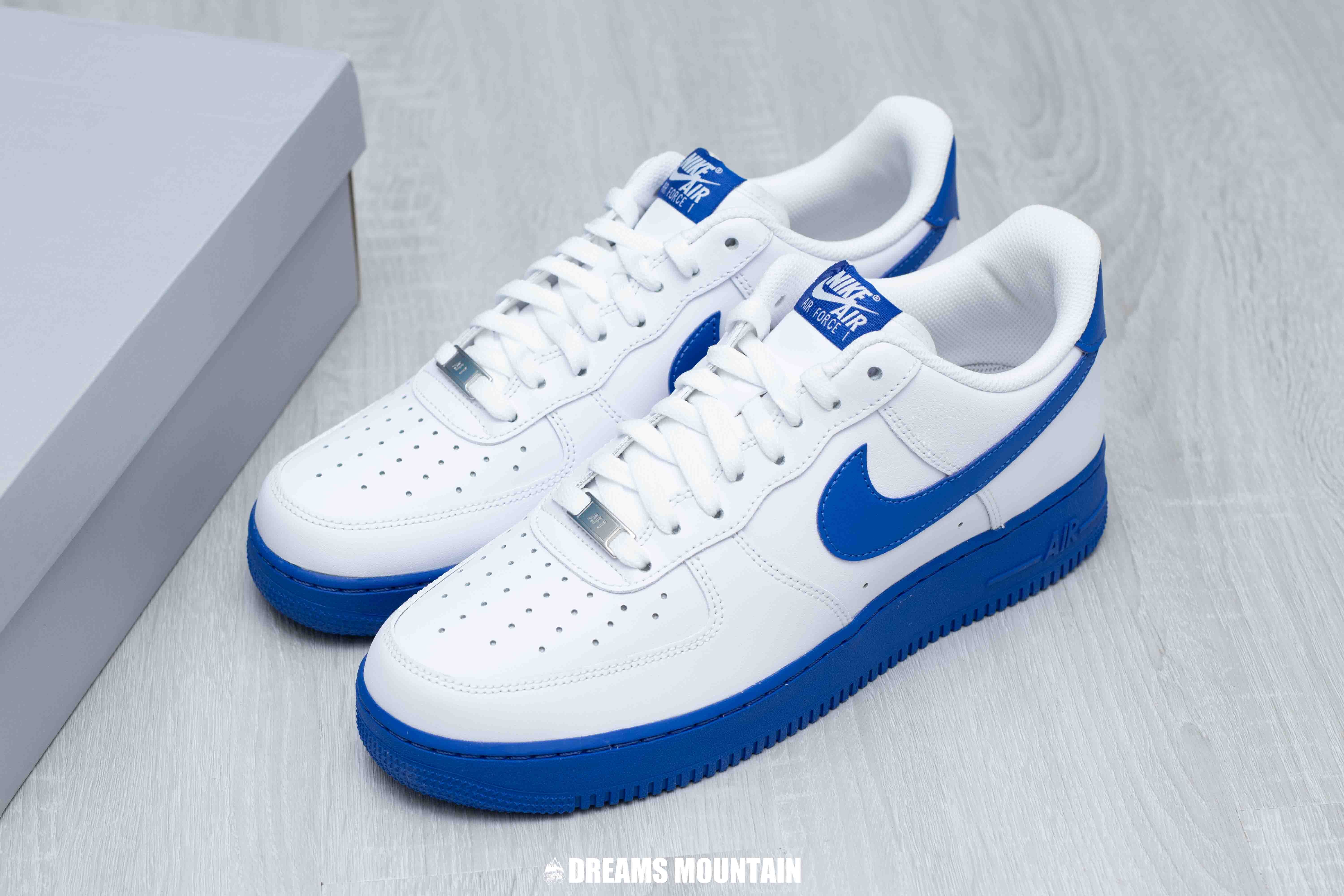 【預訂】NIKE AIR FORCE 1 07 白寶藍底-MEN
